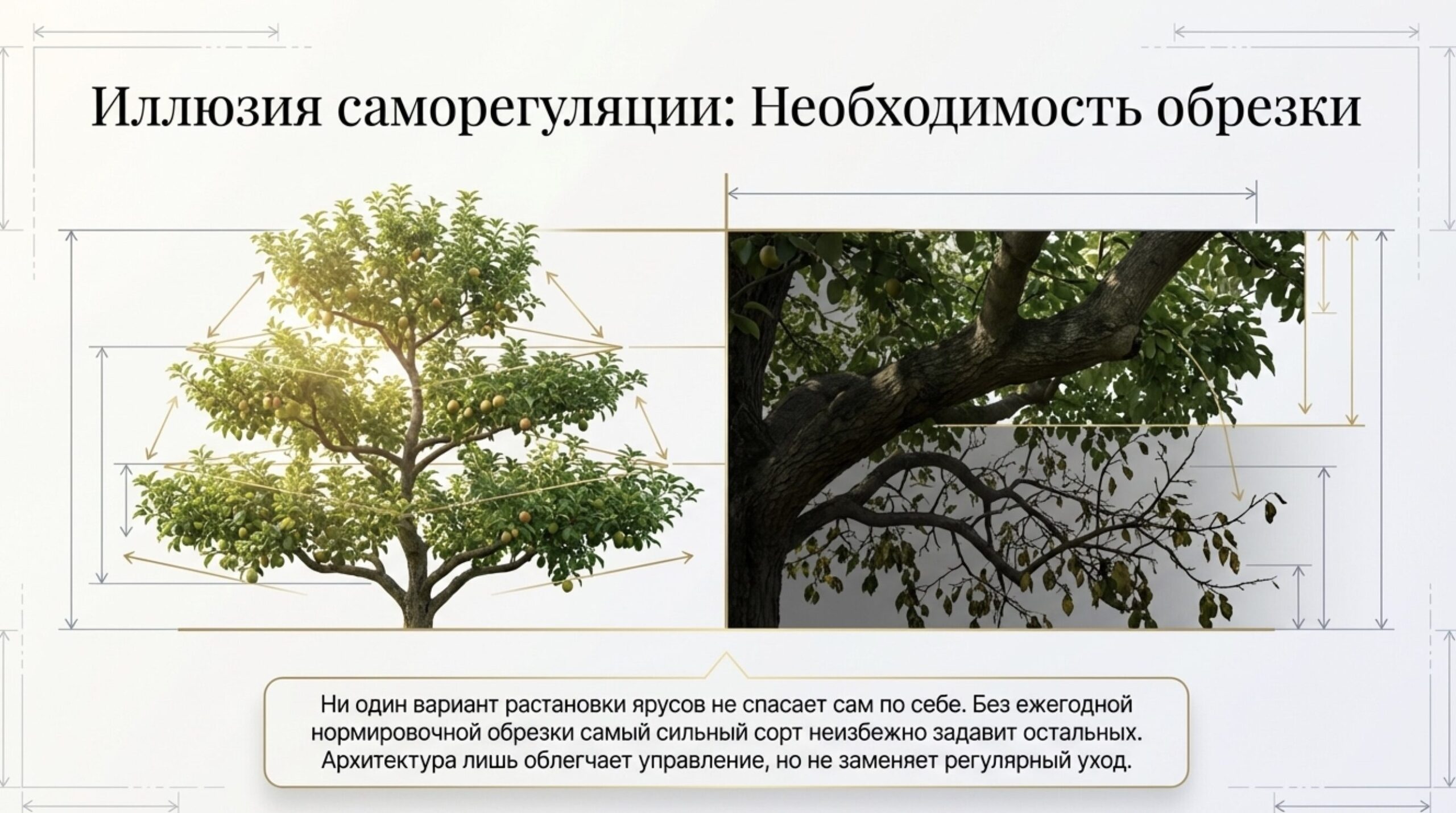 Необходимость обрезки