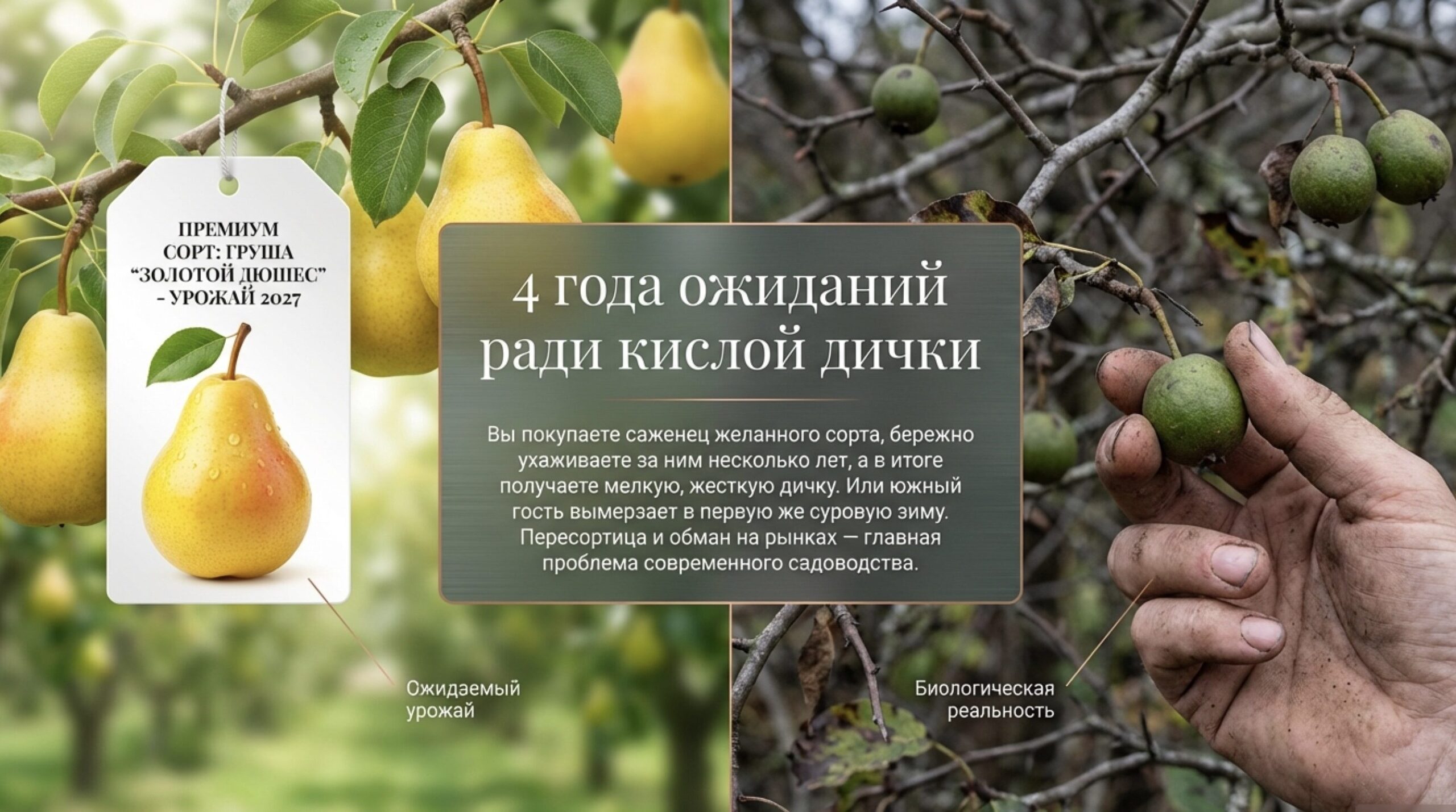 проблема с саженцами